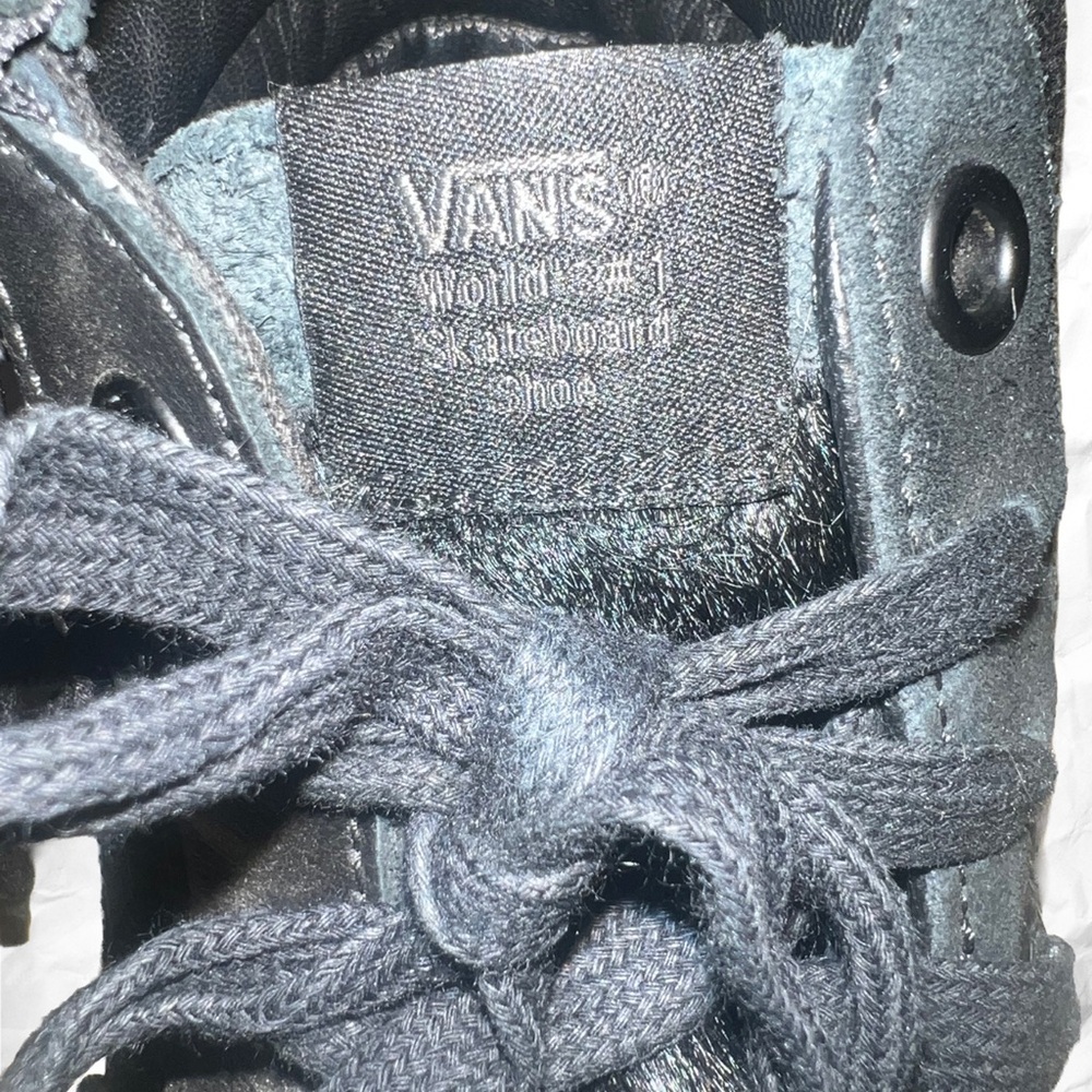 Vans Vault UA Sk8-Hi Cap LX Pony Black Checkerboard Men’s Sneakers - Picture 3 of 11